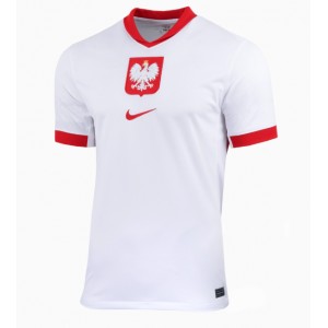 Fotbalové Dres Polsko Dámské Domácí Oblečení ME 2024 Krátký Rukáv